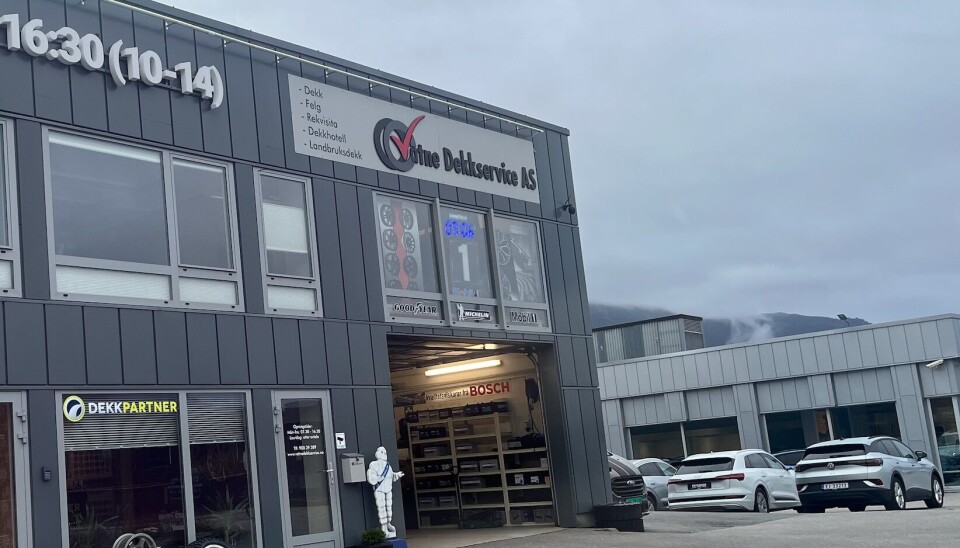 Vatne Dekkservice i Ørsta har stor pågang for tiden.