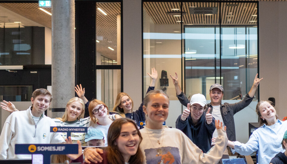 SPENT: Her er nokre av studentane som gir deg nyheitene dei neste seks vekene.