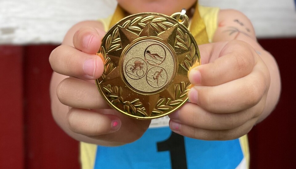 Ingen tvil: Her er beviset på fullført triatlon!