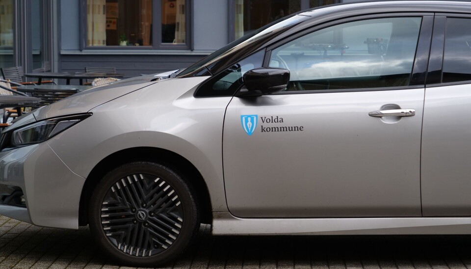 VOLDA: Bilen står klar til dagens første oppdrag.