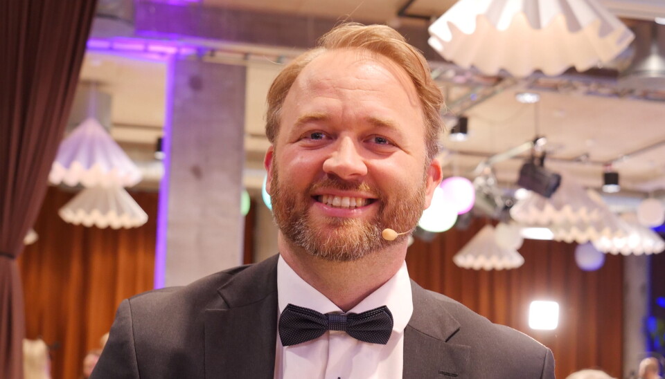 PIRBYGGET: Bjarte Folkestad venter spent til klokken 21:00.