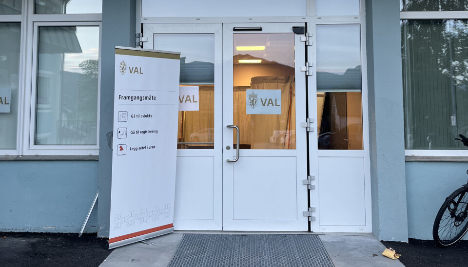 LOKALE: Samfunnshuset fungerte som valglokale under årets stortingsvalg.