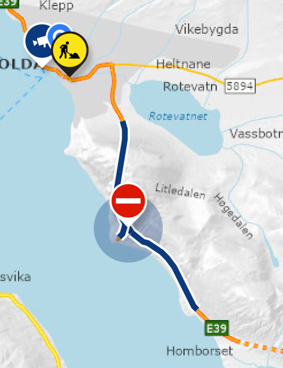 Ulukka skjedde to kilometer inne i tunnelen