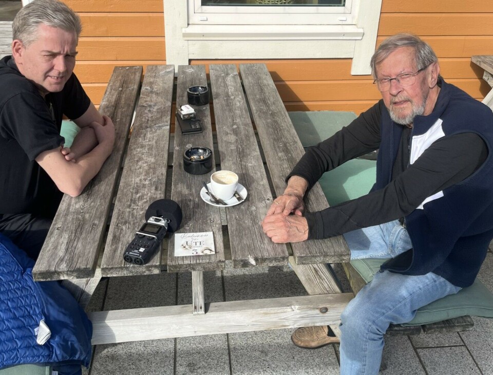 SKEPTISK: Christiansen (til høgre) seier at Ikkje alle barn er A4. Han trur ikkje du kan kompensere det med å gi dei ein app.