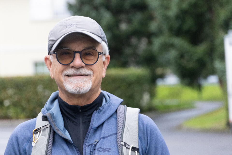 TURIST: Serge fra Quebec hadde ikke sett for seg å havne midt i en stor redningsøvelse på europaferien sin.