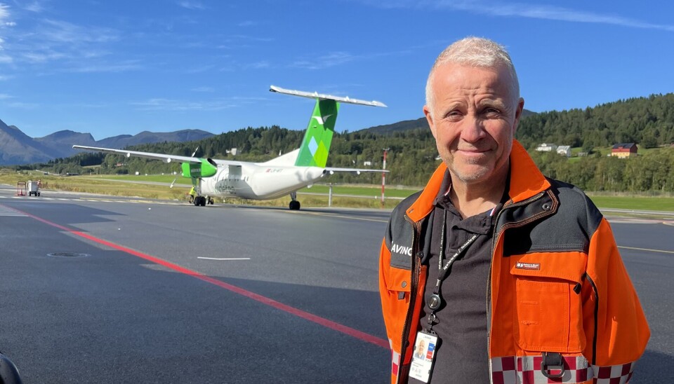 Lufthavnsjef ved Ørsta-Volda lufthavn Hovden, Svein-Arne Vik. Bildet er tatt ved en tidligere anledning.