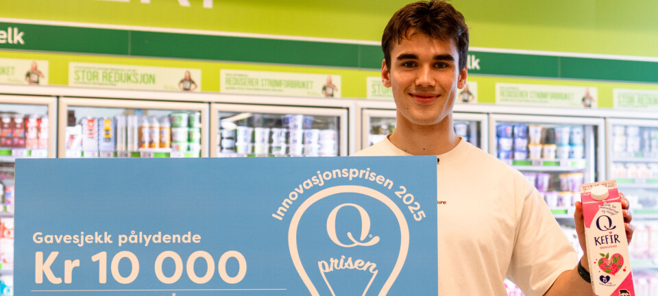 André (21) fikk 10.000 kroner for kefir-idé