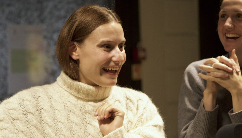 POSITIV: Skuespiller Anne Wiig ser lyst på teaterets utvikling.