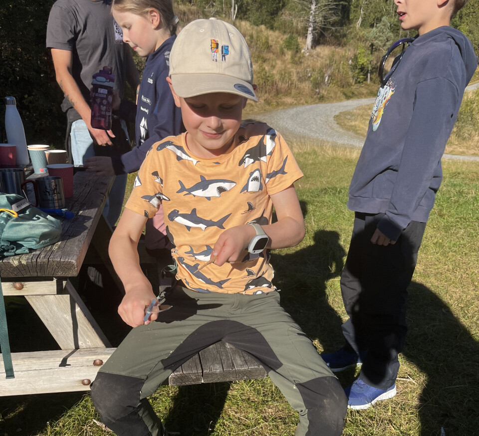 Arthur (9): Kjære lille gapahuk, her kommer jag igjen
