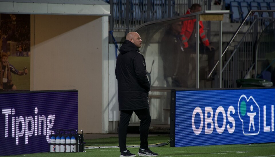 BITTERT: Hødd-trener Marius Bøe la ikke skjul på at han følte laget sitt hadde fortjent mer mot Lyn.