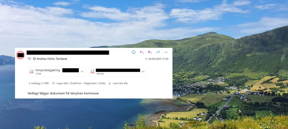 Delte sensitiv informasjon – Vanylven kommune erkjenner rutinesvikt