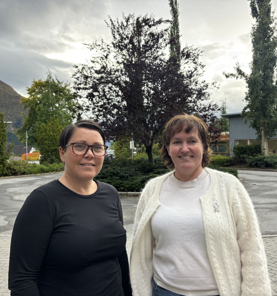 TØFFE TIDER: F.v.: Malene Rovde og Elin Høydal Vatne synes det er vanskelig å gjøre kutt i helse- og omsorgssektoren.